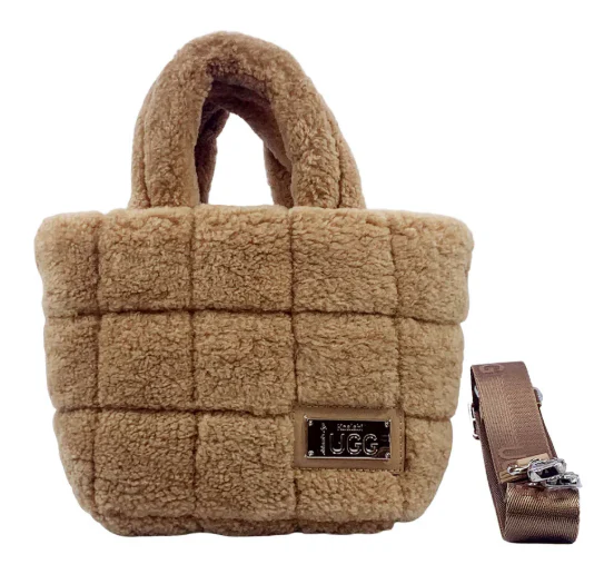 Kodiak Fluffy Sheepskin Tote Bag - Large - Sheepskin Ugg Boots