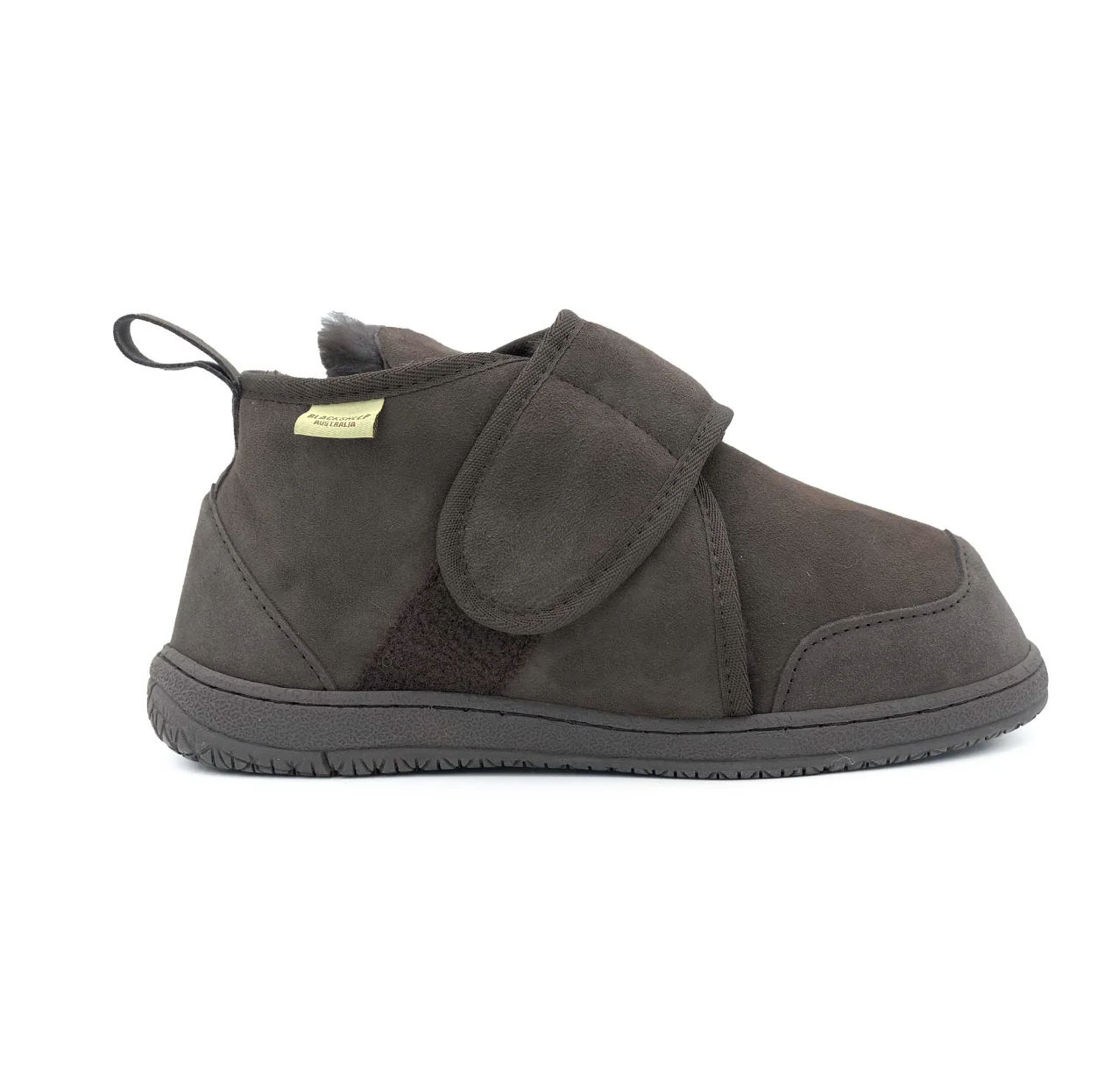 MediStep – Hook & Loop Strap Medical Sheepskin Slippers | Warm Wool Lined Boots for Swollen Feet, Elderly & Diabetic Foot Care - Sheepskin Ugg Boots