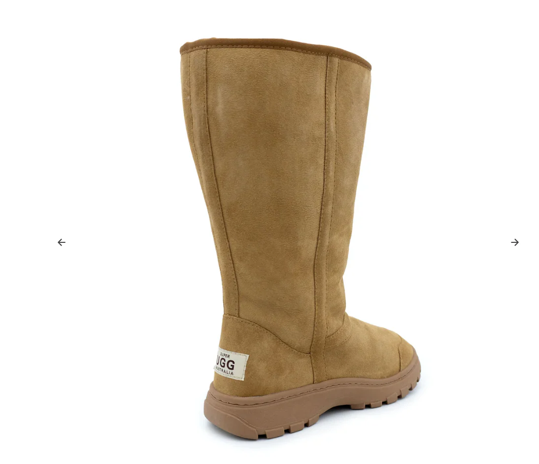 HIKING HIGH BOOT - CLASSIC MEN'S WOMEN'S GENUINE AUSTRALIAN SHEEPSKIN BOOT WITH HEAVY DUTY OUTDOOR SOLE - Sheepskin Ugg Boots