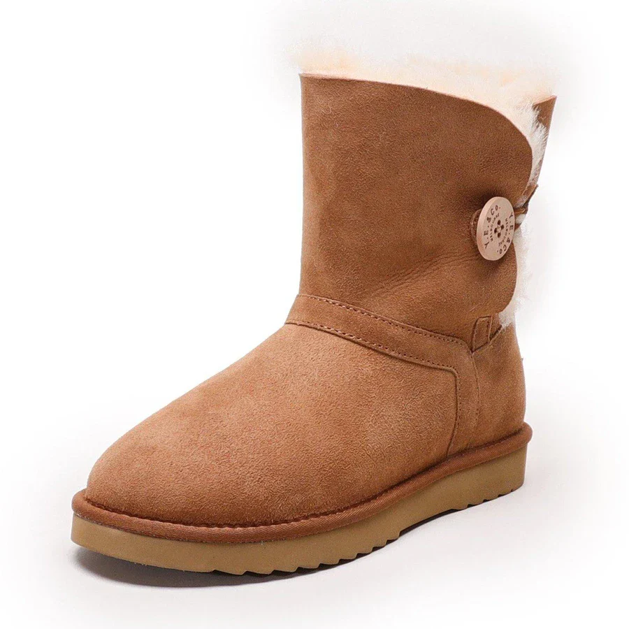 Hope - Classic Button Women's UGG Boot - Premium Australian Merino Sheepskin - Sheepskin Ugg Boots