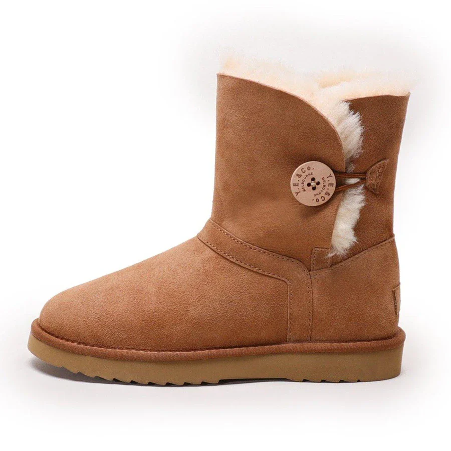 Hope - Classic Button Women's UGG Boot - Premium Australian Merino Sheepskin - Sheepskin Ugg Boots