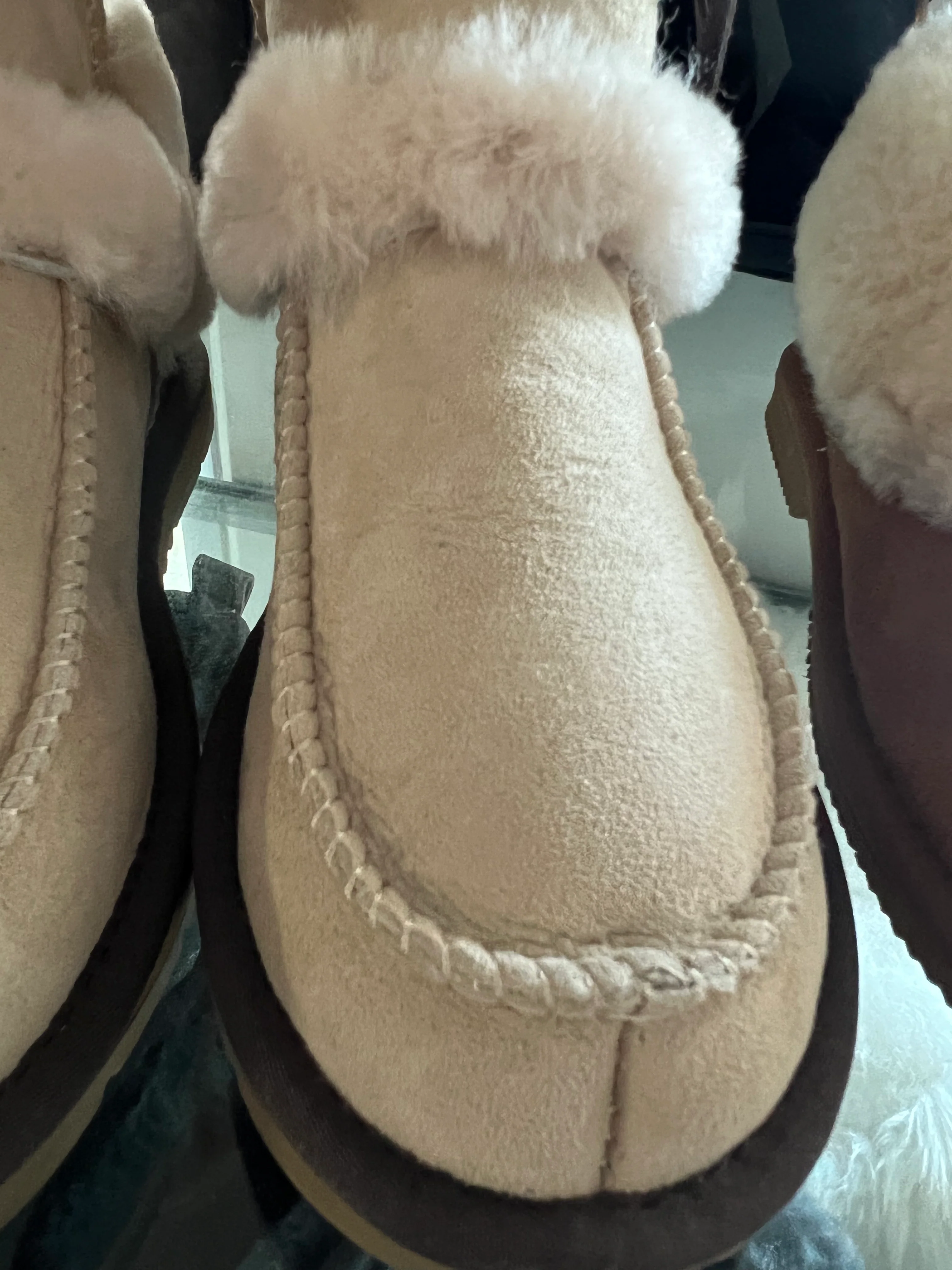 Side Lace Premium Sheepskin Ugg Boots - Sheepskin Ugg Boots
