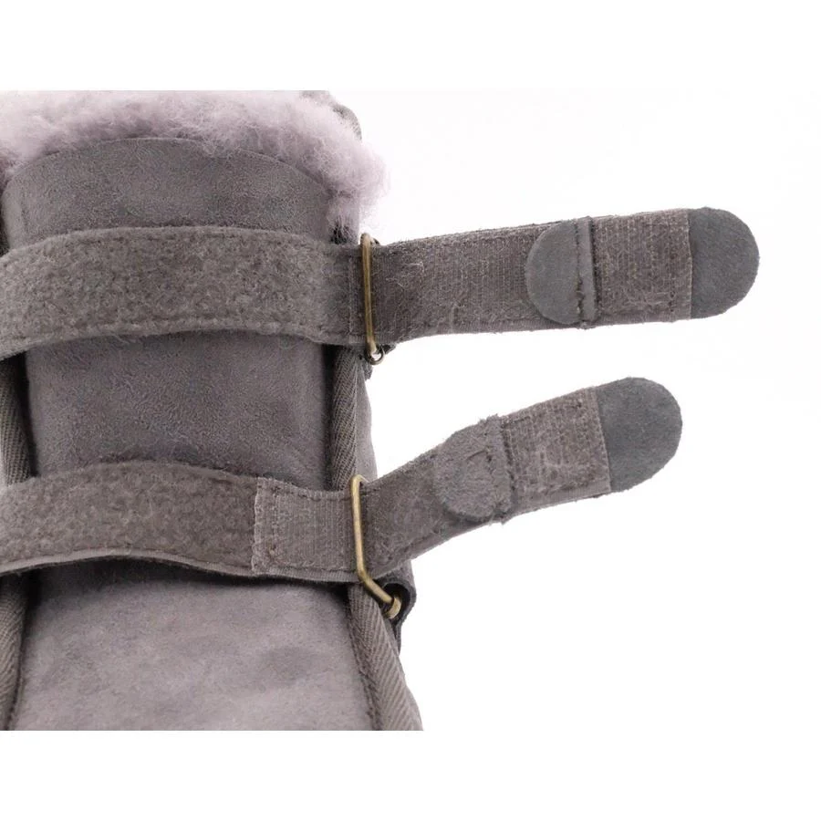 HOTHAM - STRAP SHEEPSKIN UGG BOOT - BLACK SHEEP AUSTRALIA - Sheepskin Ugg Boots