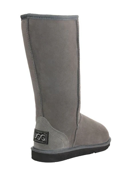 Classic Tall Ugg Boots - Grey - 100% Genuine Australian Sheepskin - Sheepskin Ugg Boots