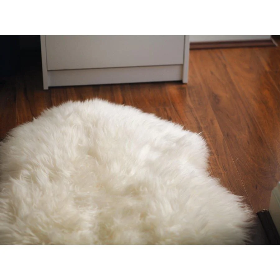 IVORY XL LONG WOOL SHEEPSKIN RUG - AUSTRALIAN MERINO SHEEPSKIN - Sheepskin Ugg Boots