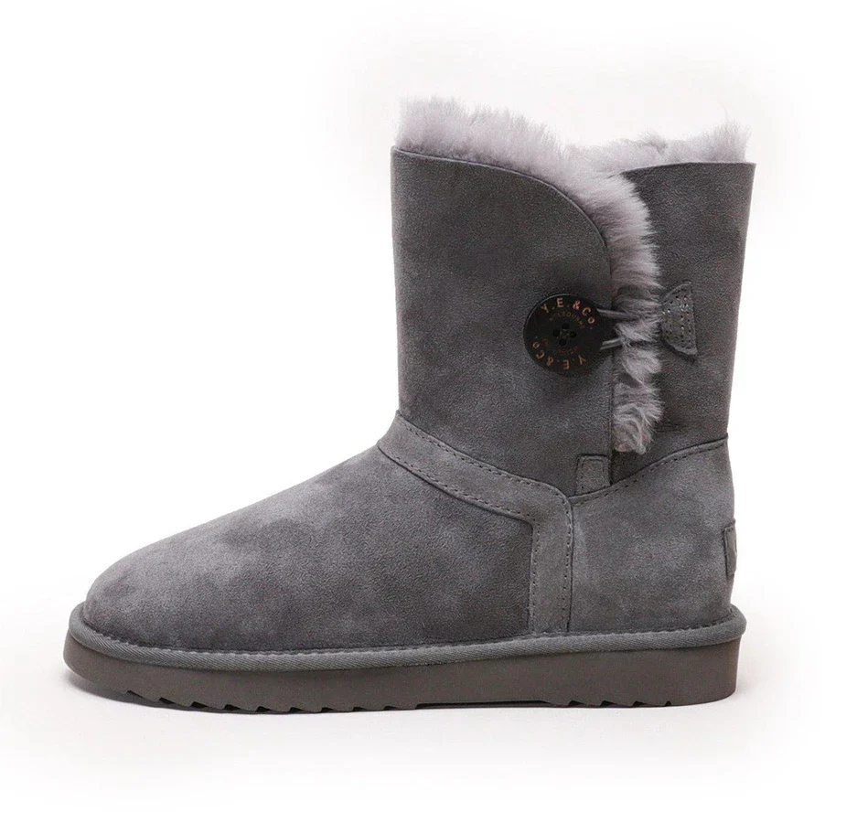 Hope - Classic Button Women's UGG Boot - Premium Australian Merino Sheepskin - Sheepskin Ugg Boots