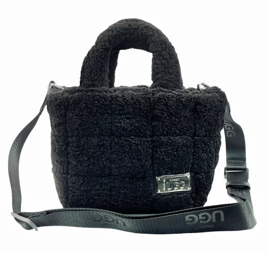 Kodiak Fluffy Teddy Sheepskin Tote Bag - Small Mini - Sheepskin Ugg Boots