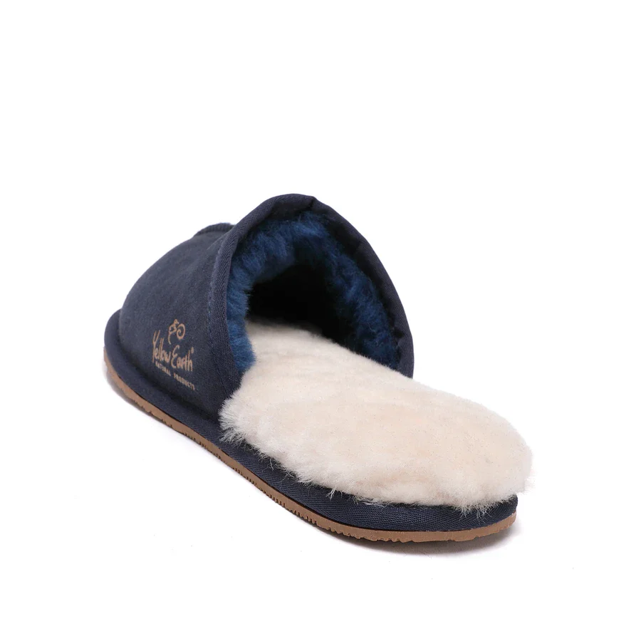 Premium Men's Scuff - Australian Sheepskin - Flexible Non-Slip Slippers - Sheepskin Ugg Boots