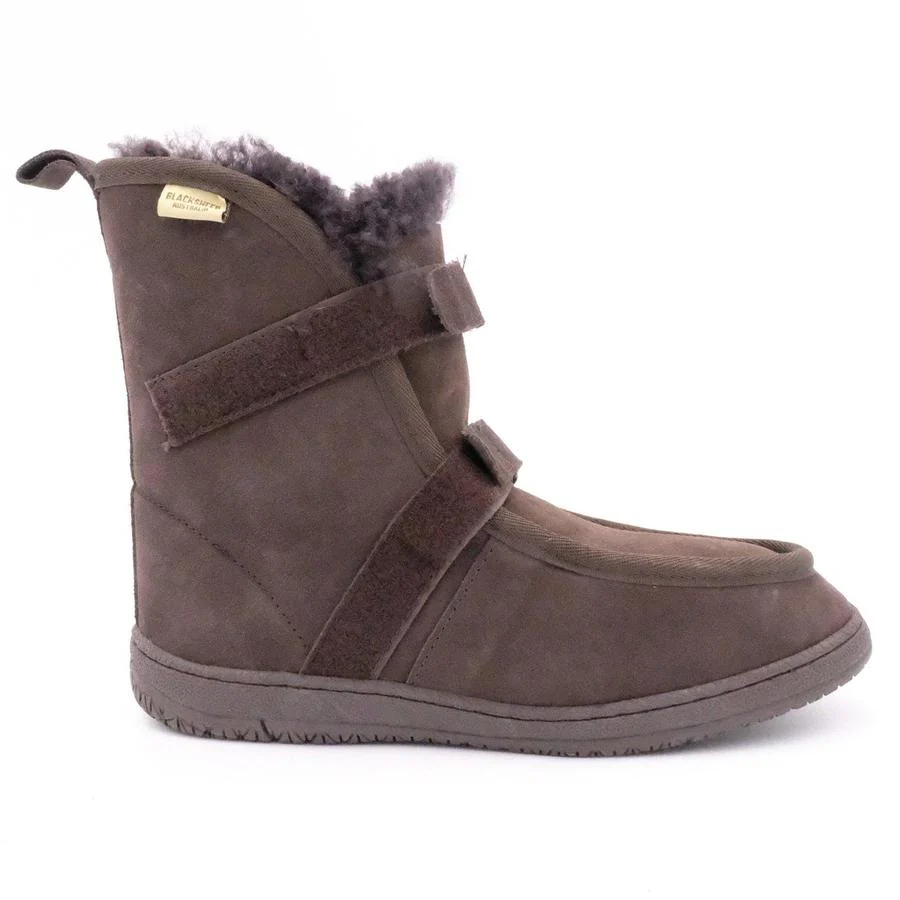 HOTHAM - STRAP SHEEPSKIN UGG BOOT - BLACK SHEEP AUSTRALIA - Sheepskin Ugg Boots