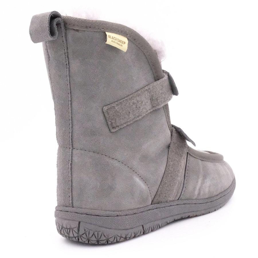 HOTHAM - STRAP SHEEPSKIN UGG BOOT - BLACK SHEEP AUSTRALIA - Sheepskin Ugg Boots