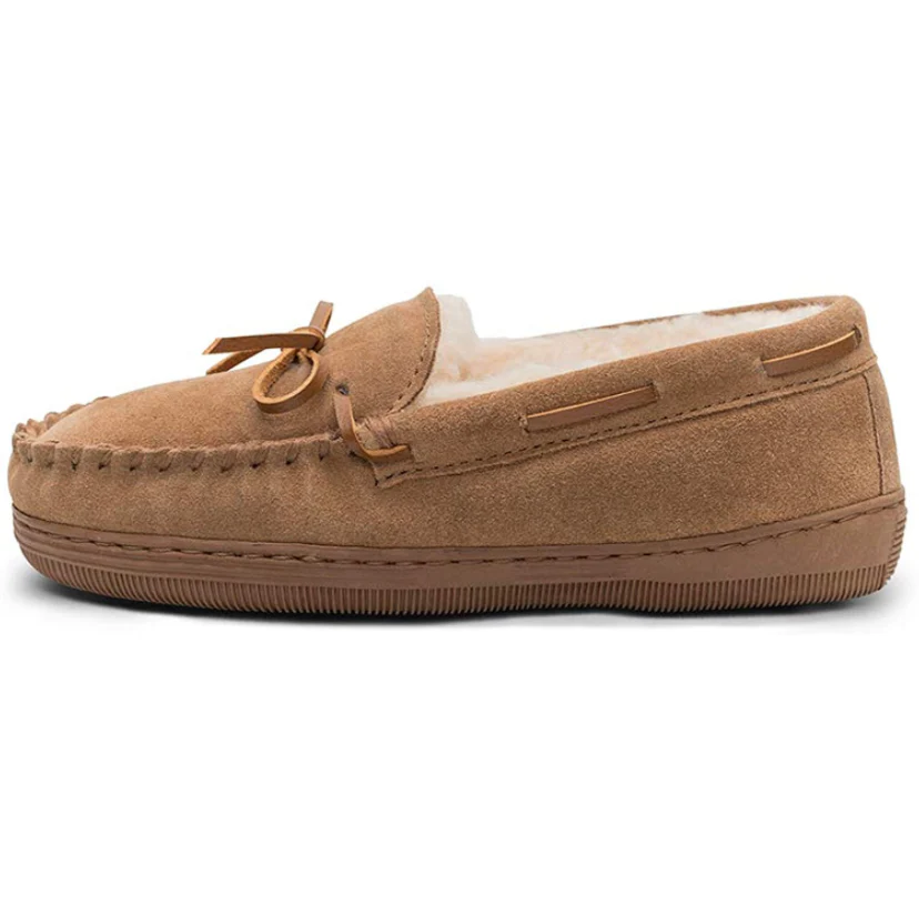 Outback Premium Sheepskin Moccasins Slippers -  Chestnut - Sheepskin Ugg Boots