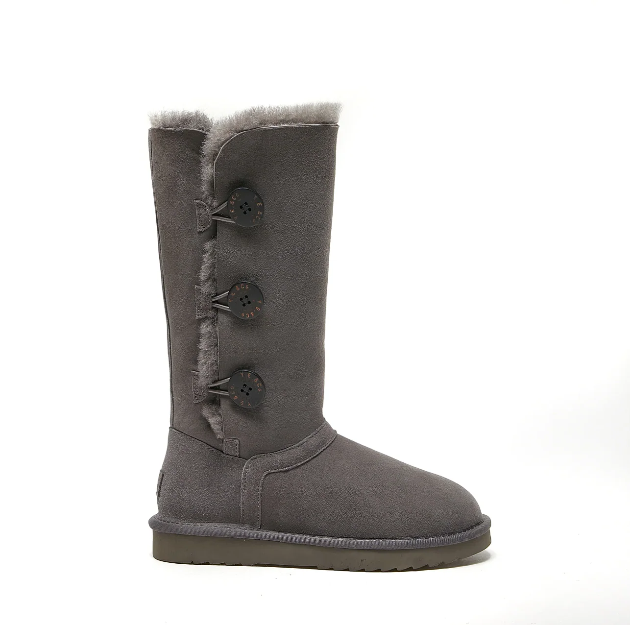 BURLEIGH CLASSIC 3 BUTTON TALL UGG BOOT - AUSTRALIAN MERINO SHEEPSKIN - Sheepskin Ugg Boots