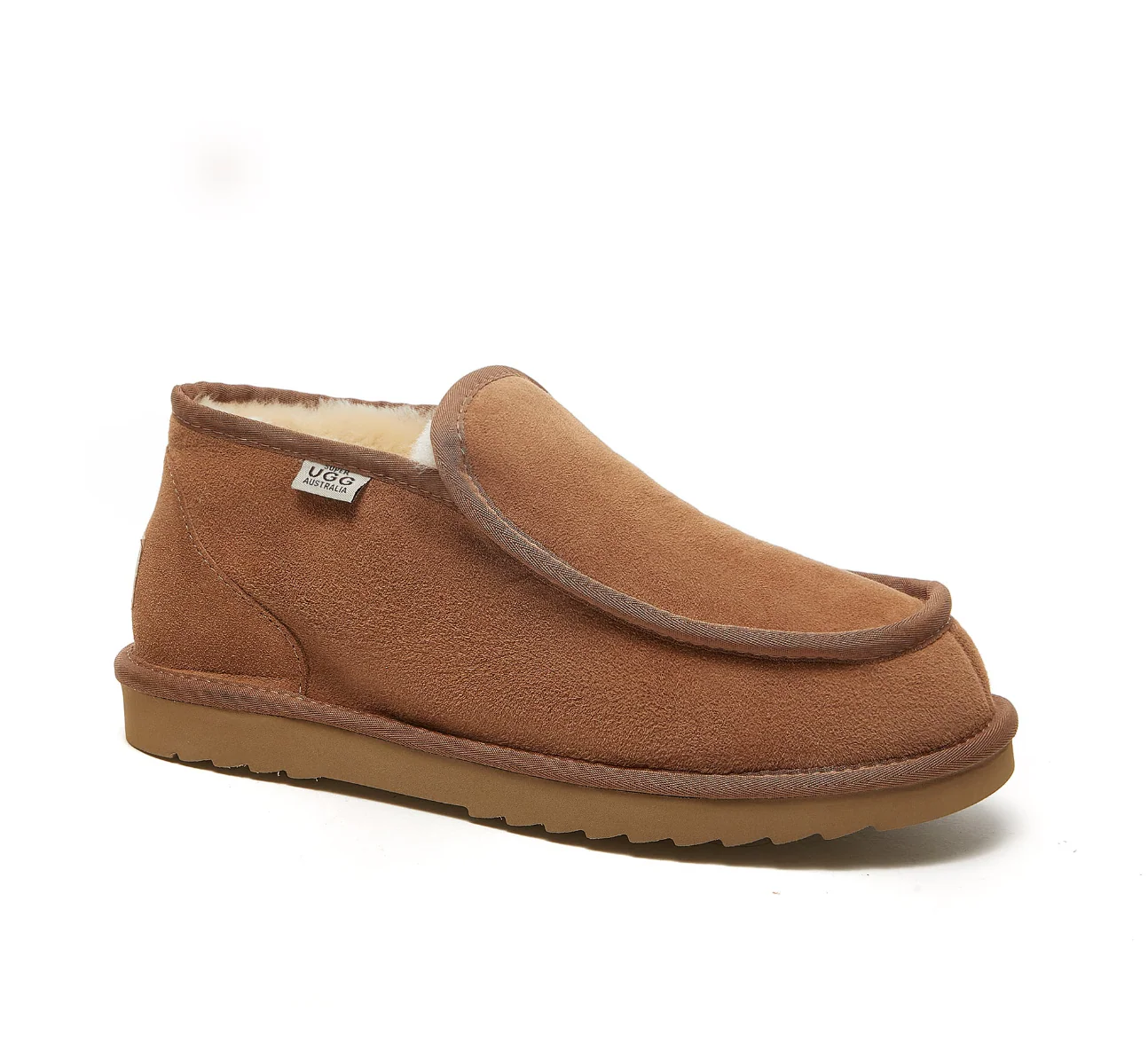 JOEY MEN'S CLASSIC AUSTRALIAN SHEEPSKIN ANKLE HEIGHT SLIPPER - Sheepskin Ugg Boots