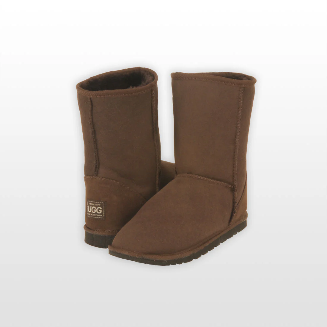 Classic Short Ugg Boots - Chocolate Brown - 100% Genuine Australian Sheepskin - Sheepskin Ugg Boots
