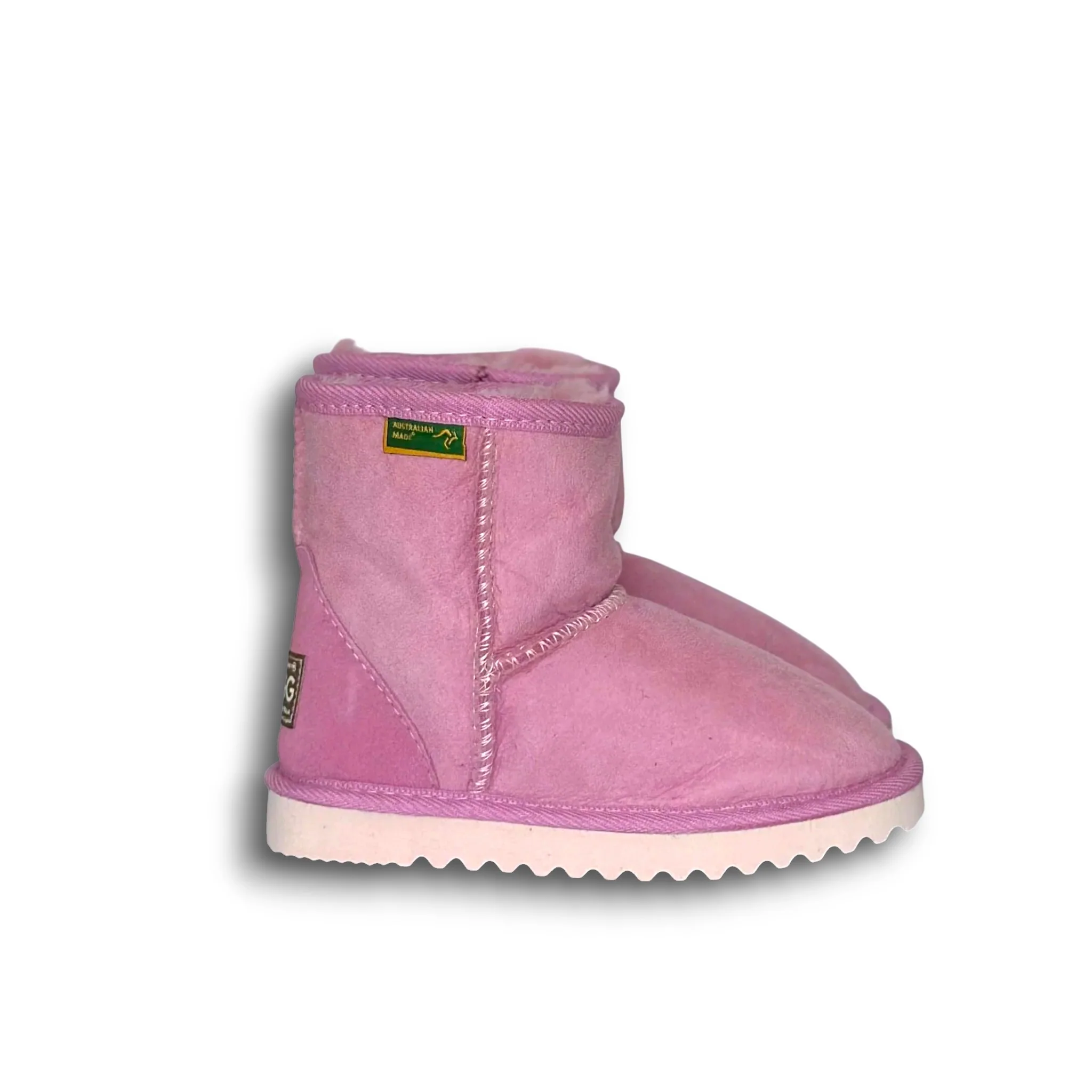 Australian Made Kids Mini UGG Boots | Genuine Double-Faced Sheepskin, Warm & Non-Slip Winter Boots - Sheepskin Ugg Boots