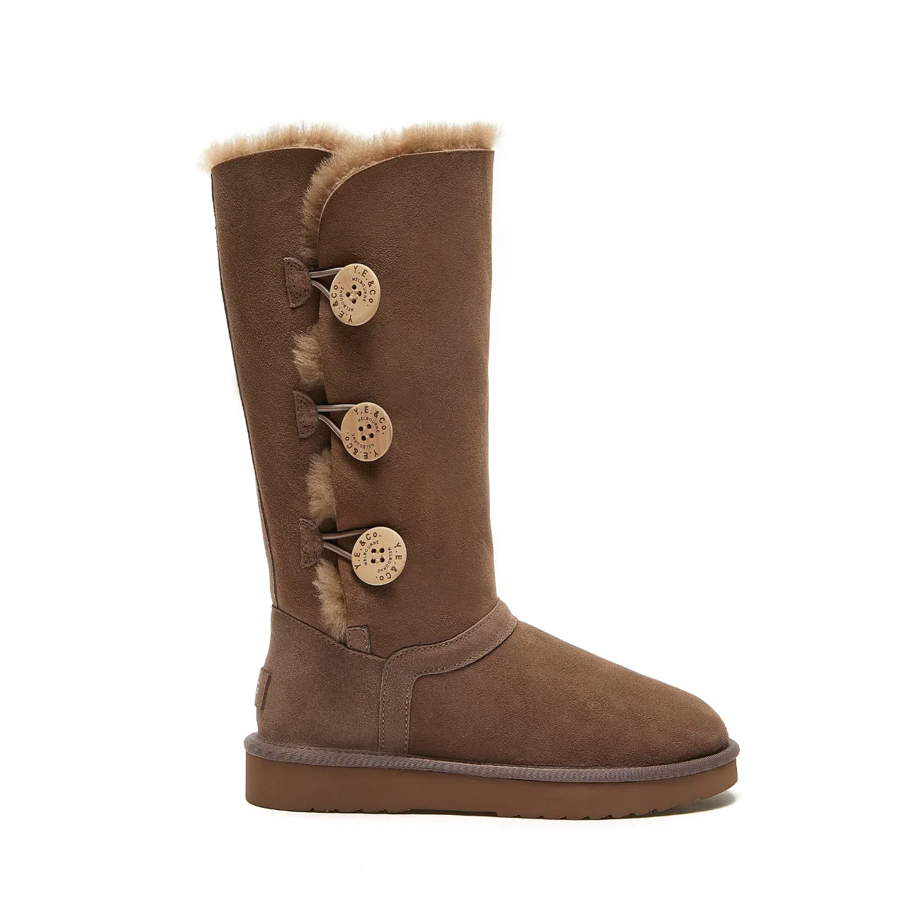 CLASSIC 3 BUTTON TALL UGG BOOT - AUSTRALIAN MERINO SHEEPSKIN - Sheepskin Ugg Boots