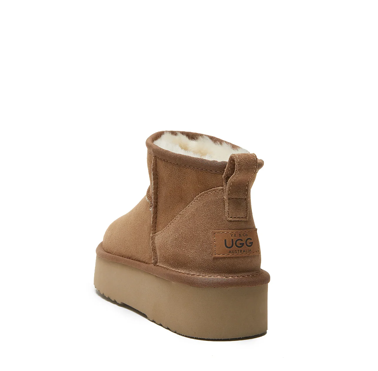 CLASSIC ULTRA MINI PLATFORM UGG - 4CM HIGH PLATFORM SHORT BOOT - 100% A-GRADE DOUBLE FACE AUSTRALIAN SHEEPSKIN - Sheepskin Ugg Boots