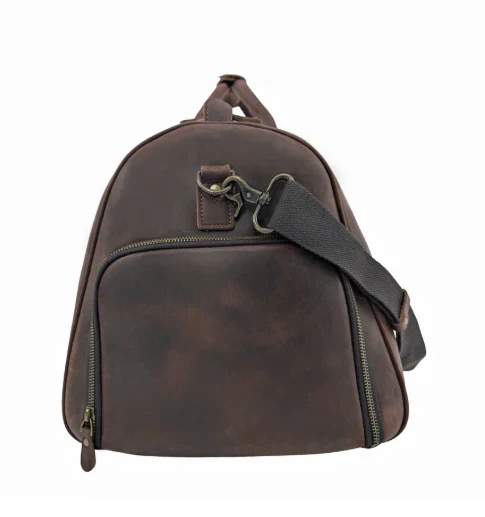 Leather Travel Duffle Bag - Sheepskin Ugg Boots