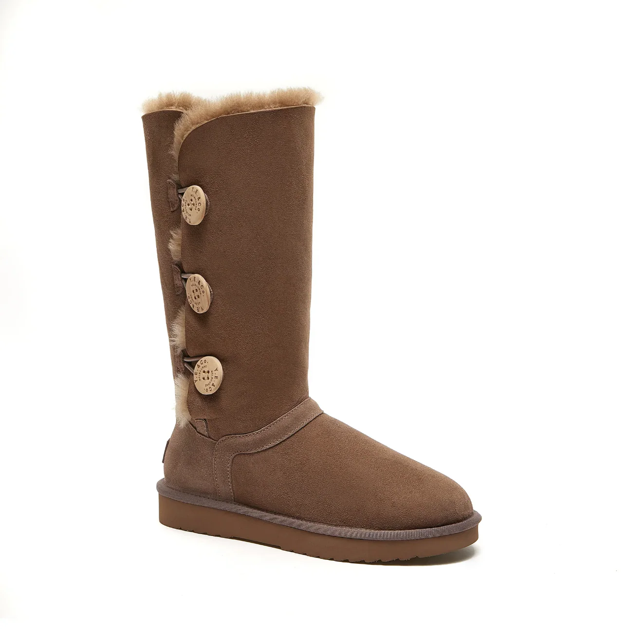CLASSIC 3 BUTTON TALL UGG BOOT - AUSTRALIAN MERINO SHEEPSKIN - Sheepskin Ugg Boots