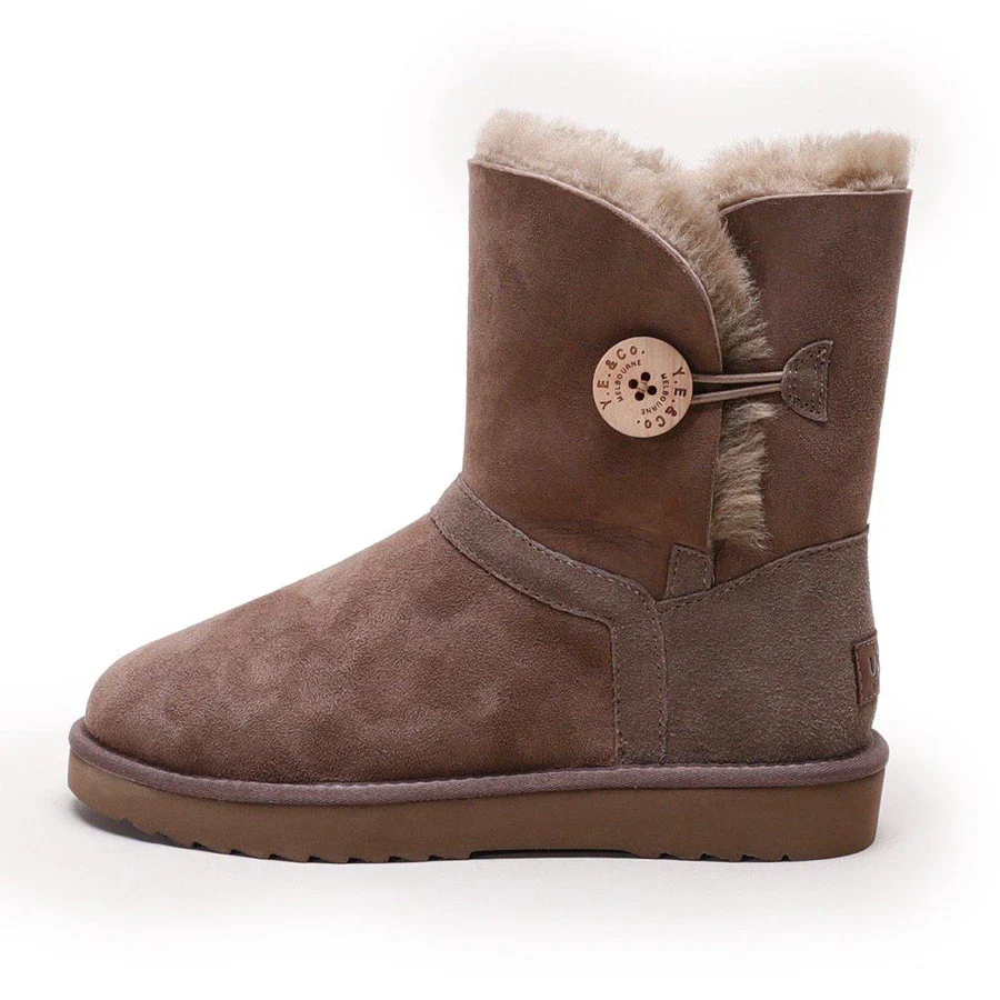 Hope - Classic Button Women's UGG Boot - Premium Australian Merino Sheepskin - Sheepskin Ugg Boots