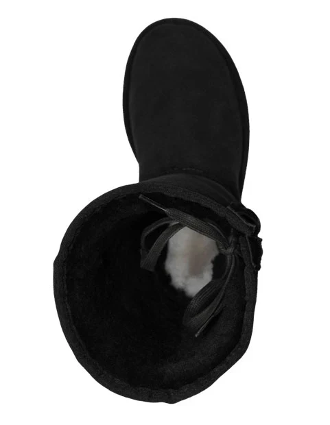 Luxe Tall Lace-up Sheepskin UGG Boots - Australian Made - Sheepskin Ugg Boots