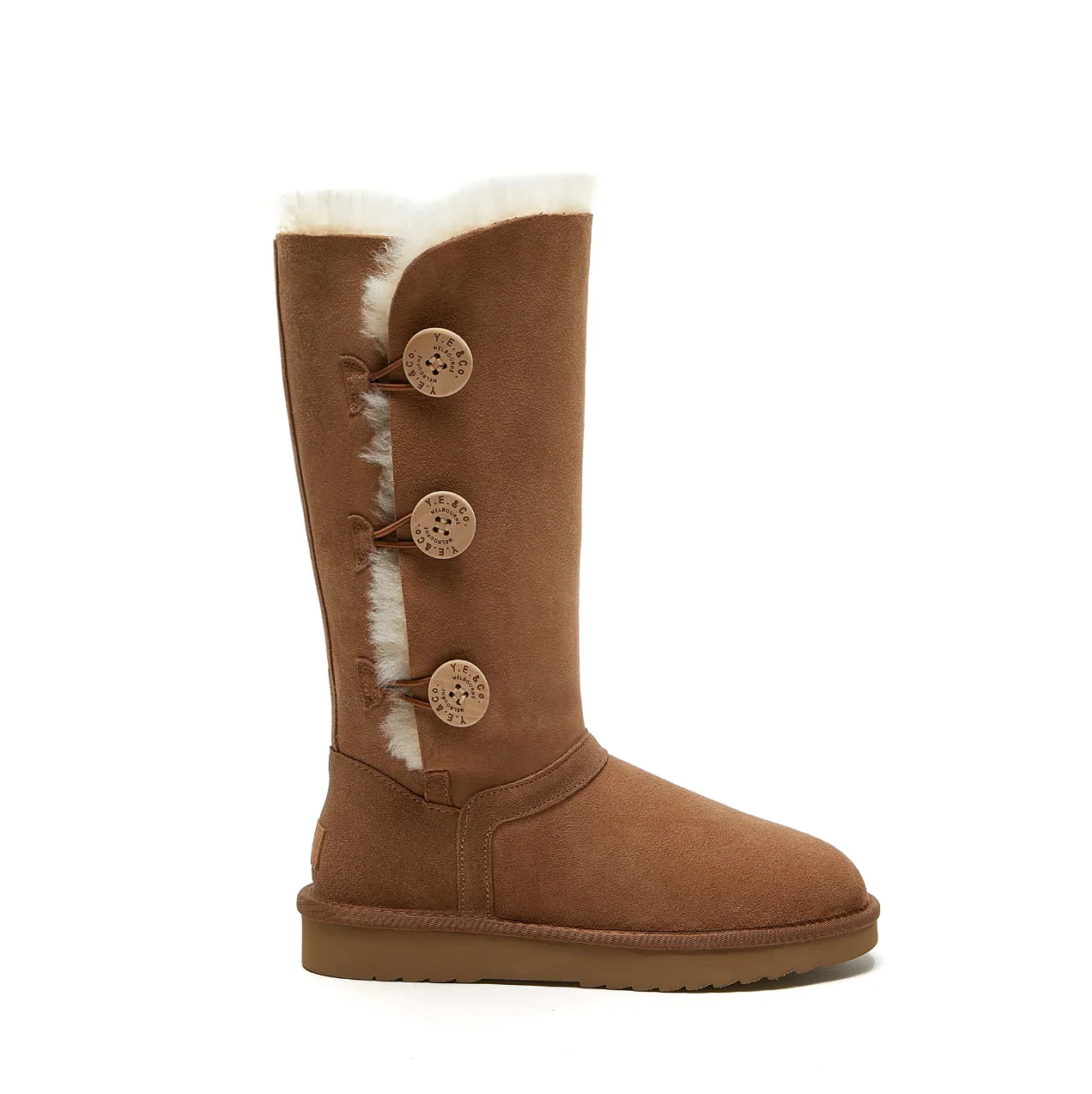 CLASSIC 3 BUTTON TALL UGG BOOT - AUSTRALIAN MERINO SHEEPSKIN - Sheepskin Ugg Boots