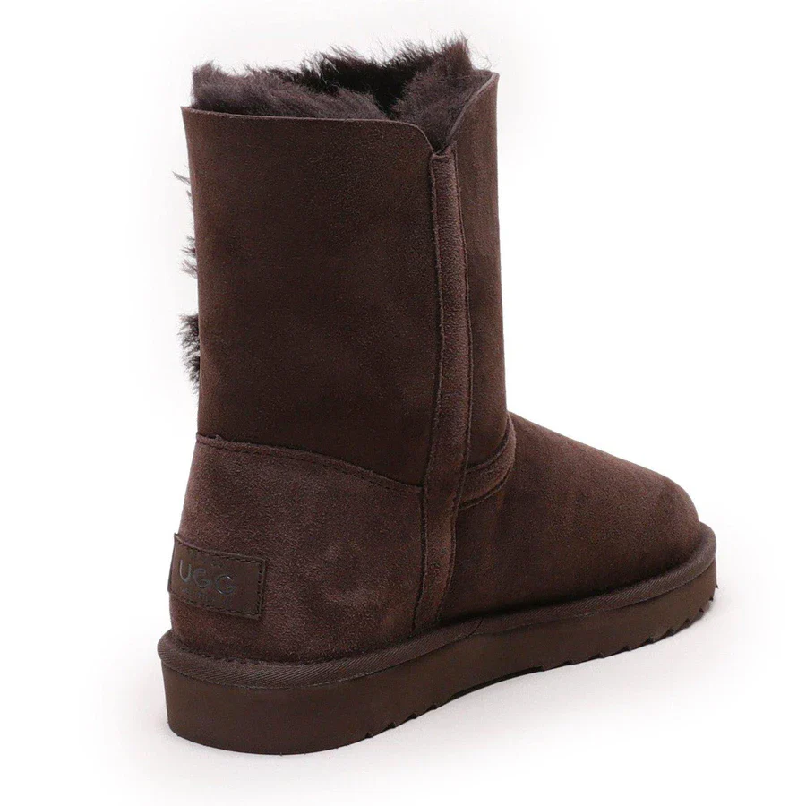 Hope - Classic Button Women's UGG Boot - Premium Australian Merino Sheepskin - Sheepskin Ugg Boots