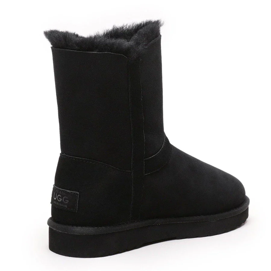 Hope - Classic Button Women's UGG Boot - Premium Australian Merino Sheepskin - Sheepskin Ugg Boots