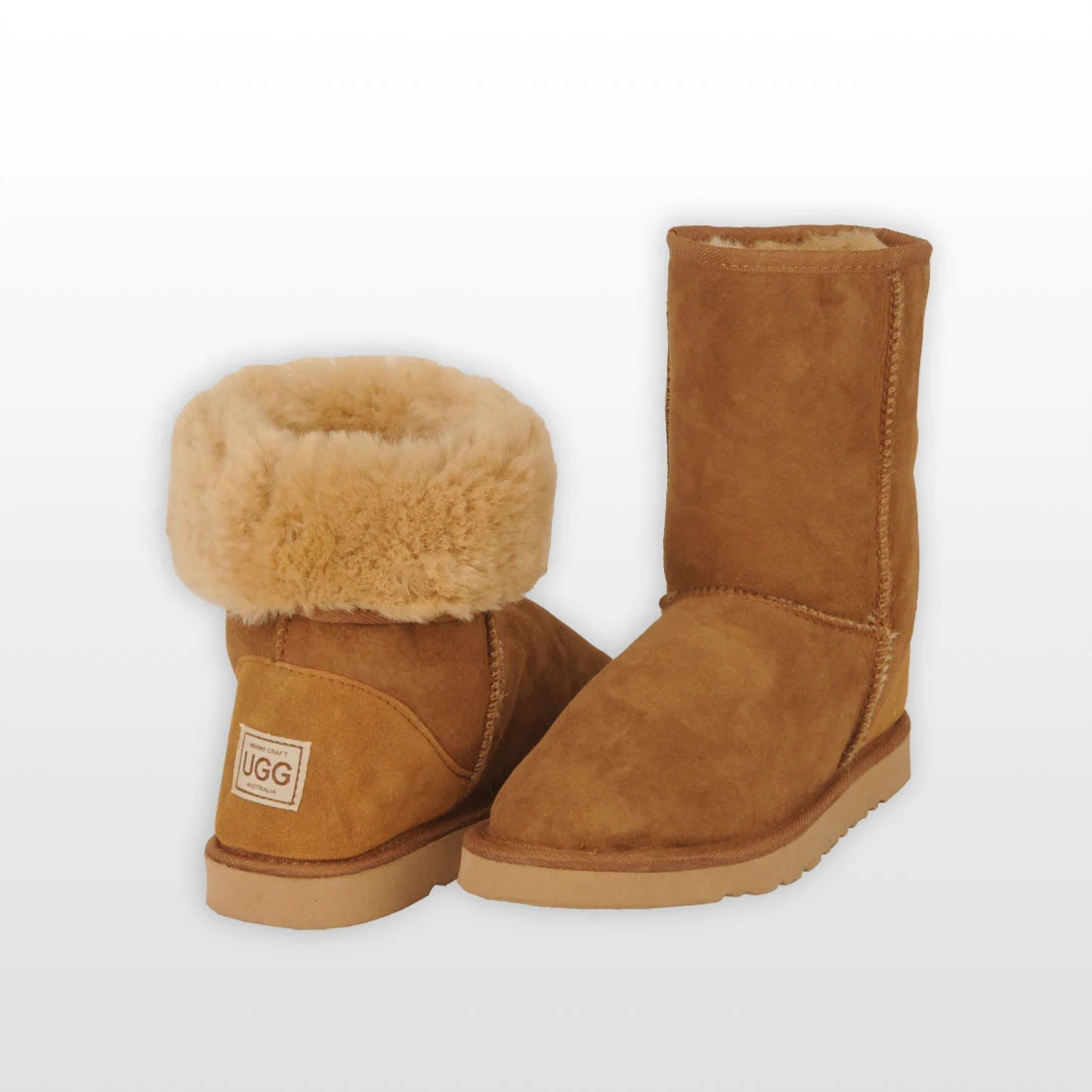 Classic Short Ugg Boots - Brown - 100% Genuine Australian Sheepskin - Sheepskin Ugg Boots