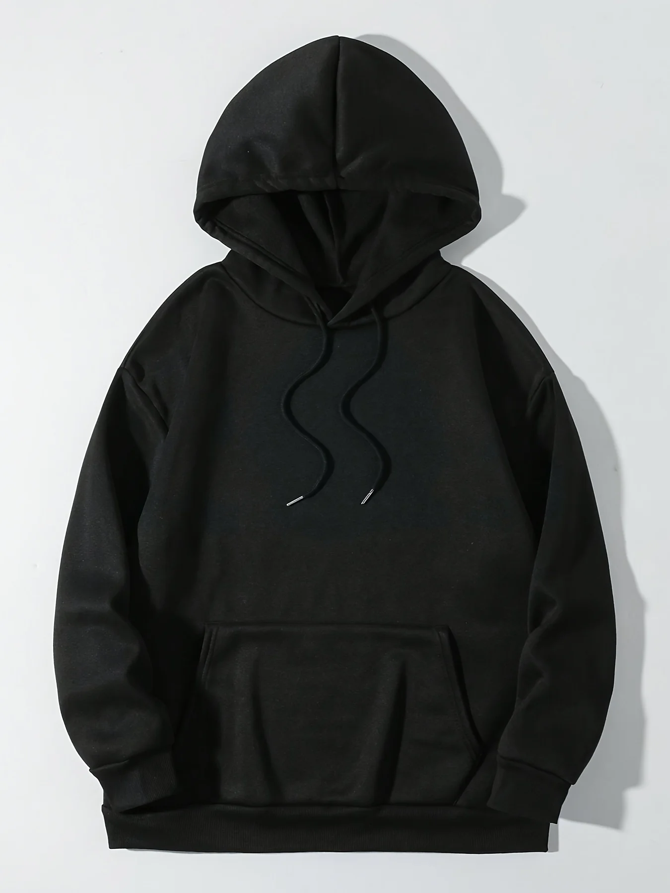 Women's Black Butterfly & Slogan Print Thermal-Lined Hoodie - Motivational "Never Give Up" Graphic, Kangaroo Pocket, Drawstring Hood, Casual Streetwear, Machine Washable, Butterfly Hoodie