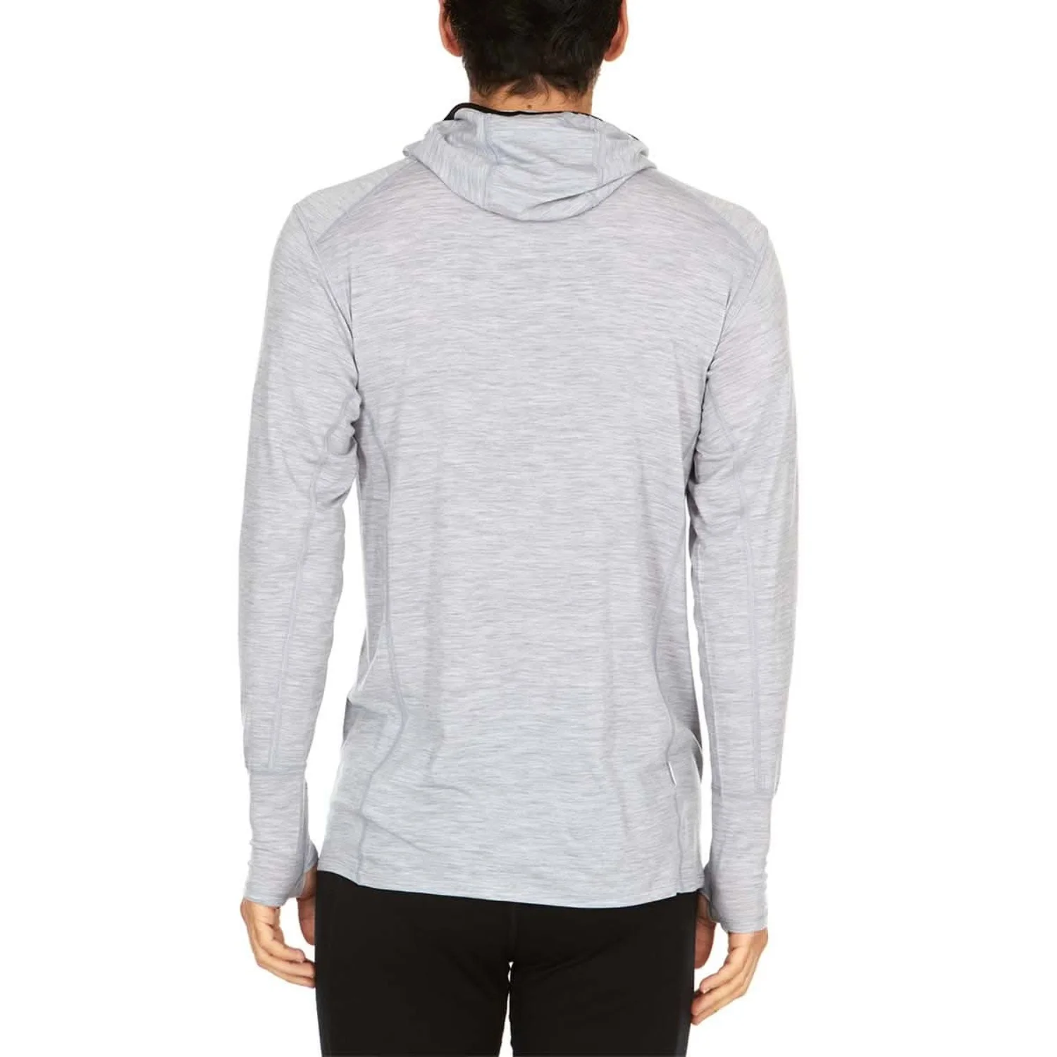 Men's Wool 1/4 Zip Merino Sun Hoodie - Microweight