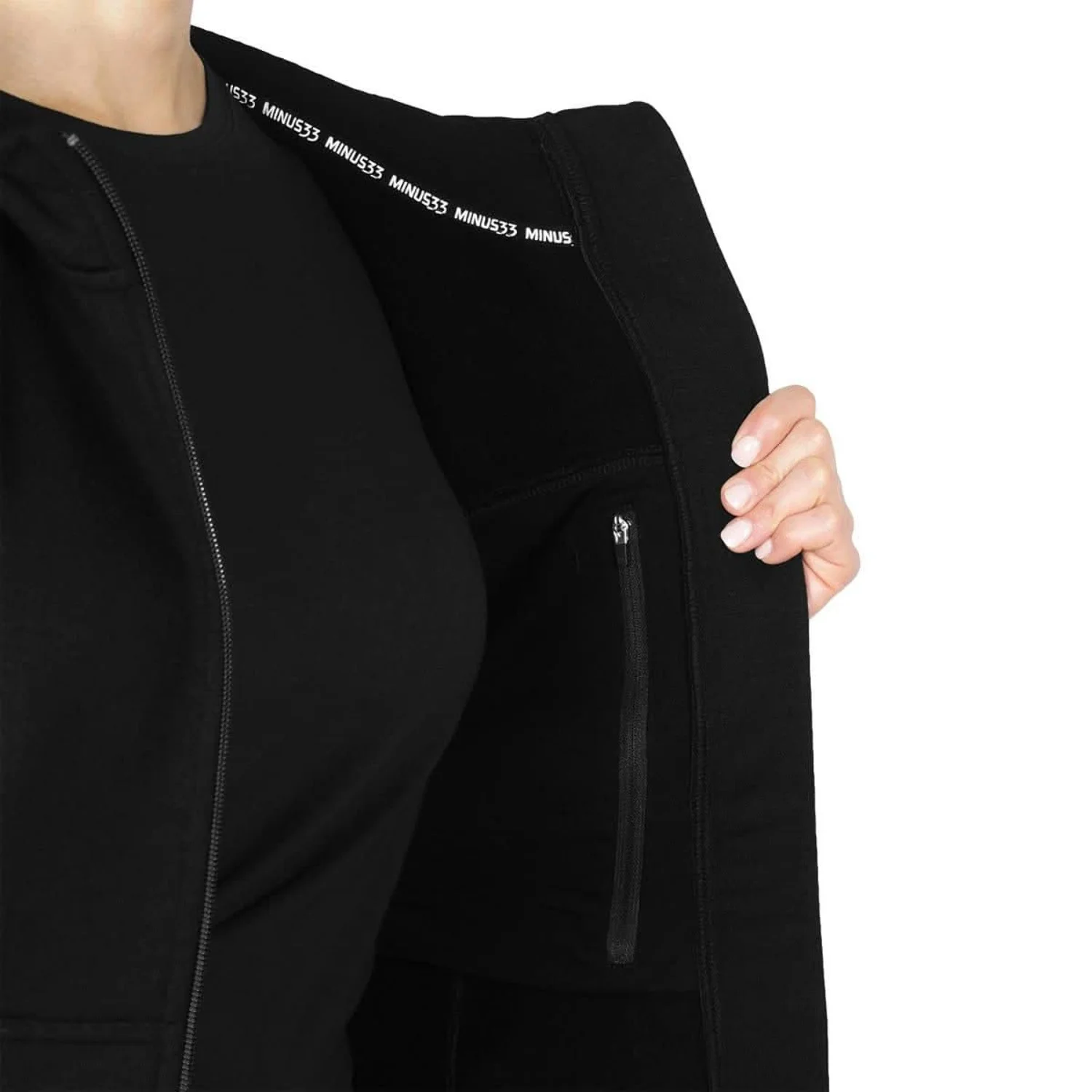 Men's Brushed Merino Wool Full-Zip Hoodie - Heavyweight