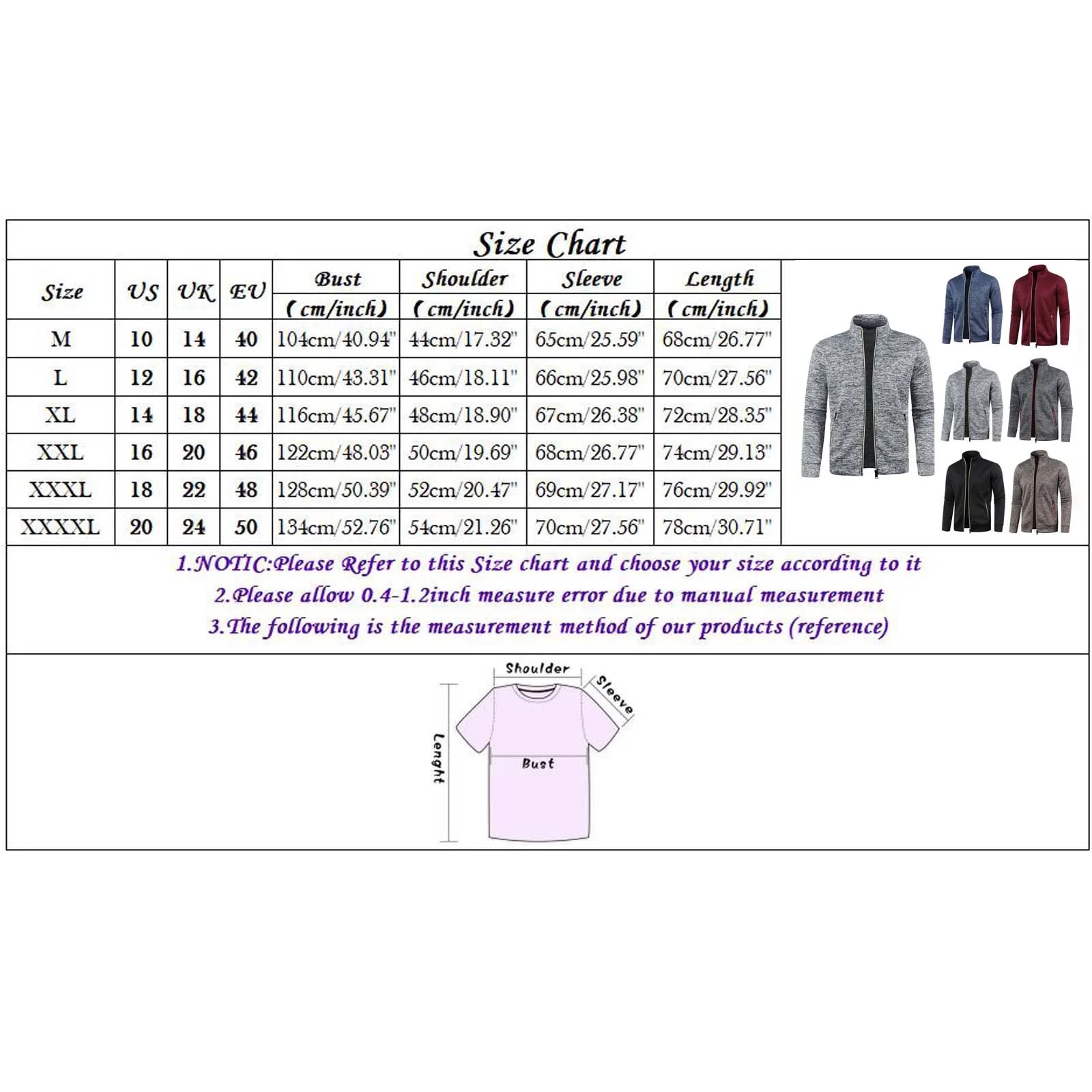 Mens Zip Up Hoodie Long Sleeve Full-zip Hooded Sweatshirt Pullover with Side Pocket Slim Fit Long Sleeve Lightweight Sweatshirt Sport Workout Coats Jacket