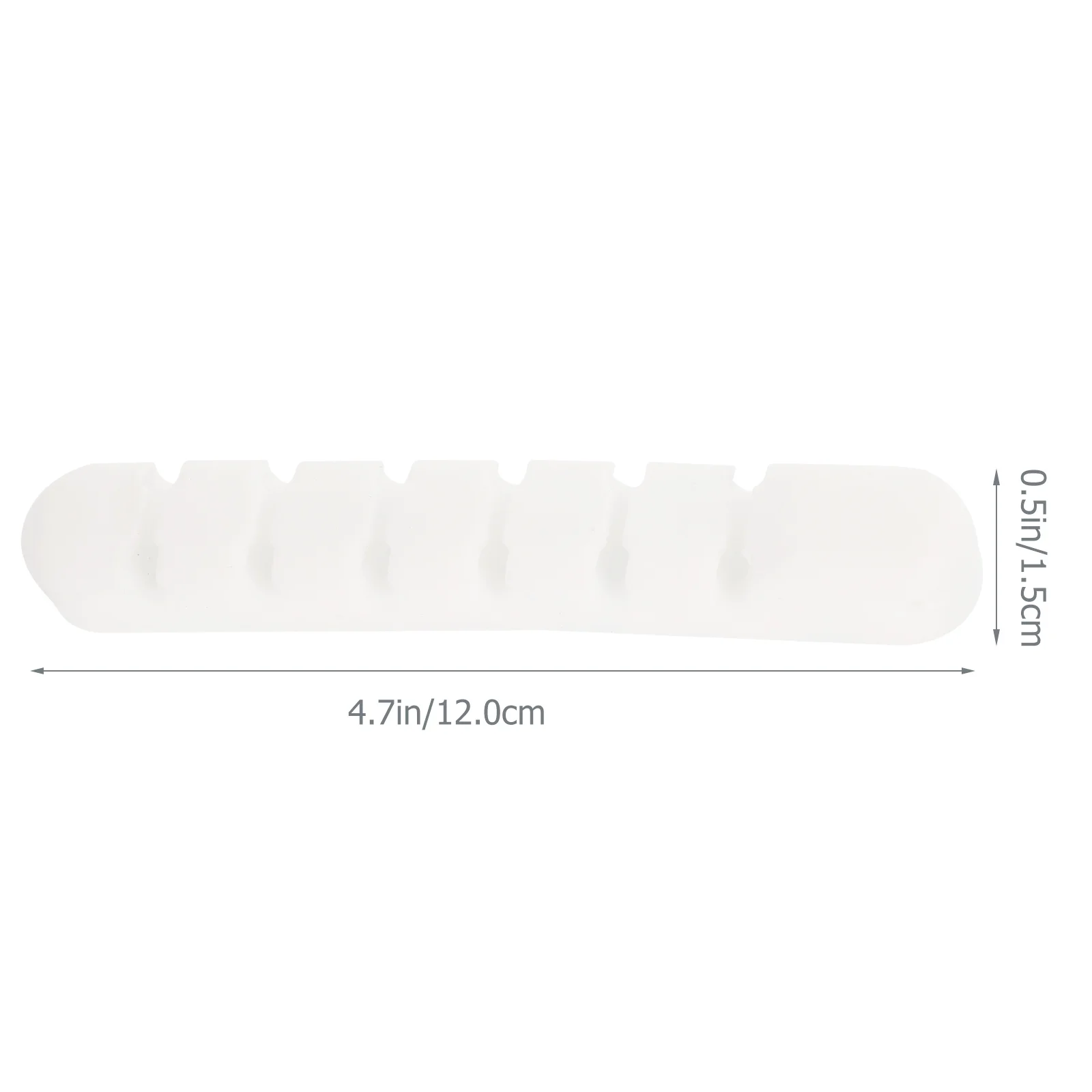 Moluckfu Charging Cord Holder Cable Clip Holders White 2Pcs