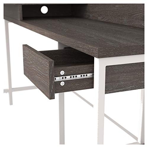 Signature Design by Ashley Camiburg Modern L-Shaped Home Office Desk, Warm Brown