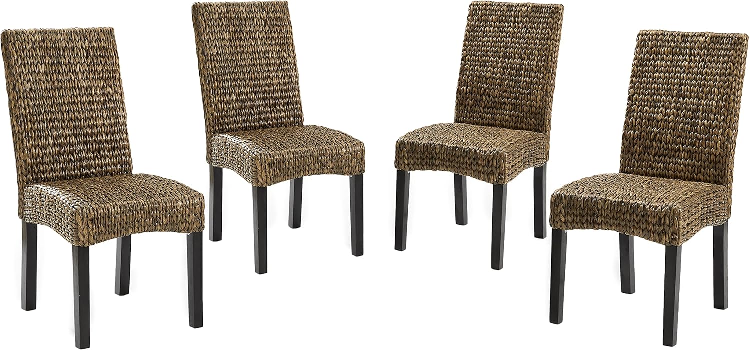 Crosley Furniture Edgewater Dining Chair, Set of 4, Seagrass
