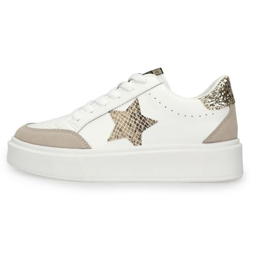 VINTAGE HAVANA Women’s Noy Fashion Platform Sneakers | Casual Lace Up | Low Top | Comfortable Walking Shoe's