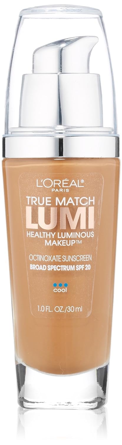 L'Oreal Paris True Match Lumi Healthy Luminous Makeup, C6 Soft Sable, 1 fl; oz.