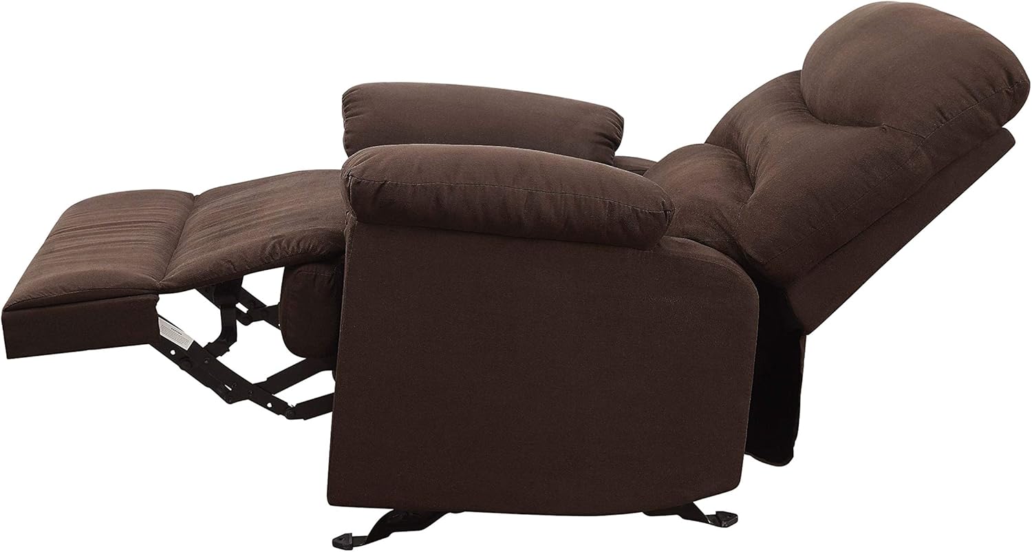 Arcadia Recliner (Motion) in Chocolate Microfiber