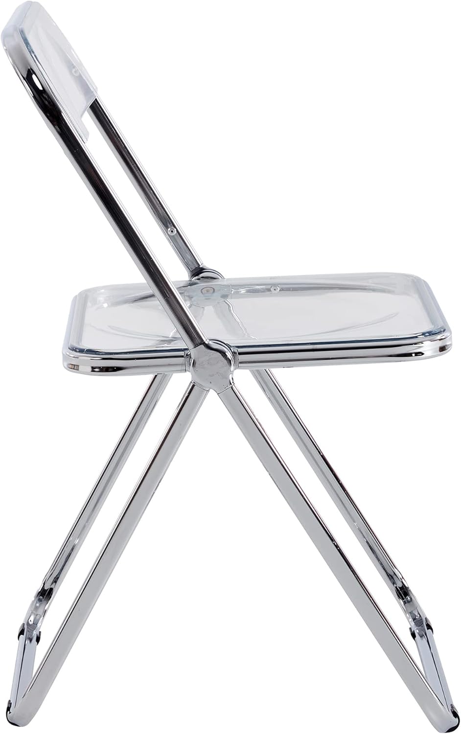 Clear Transparent Folding Chair office chair coffee chair meeting room chair Pc Plastic Living Room Seat