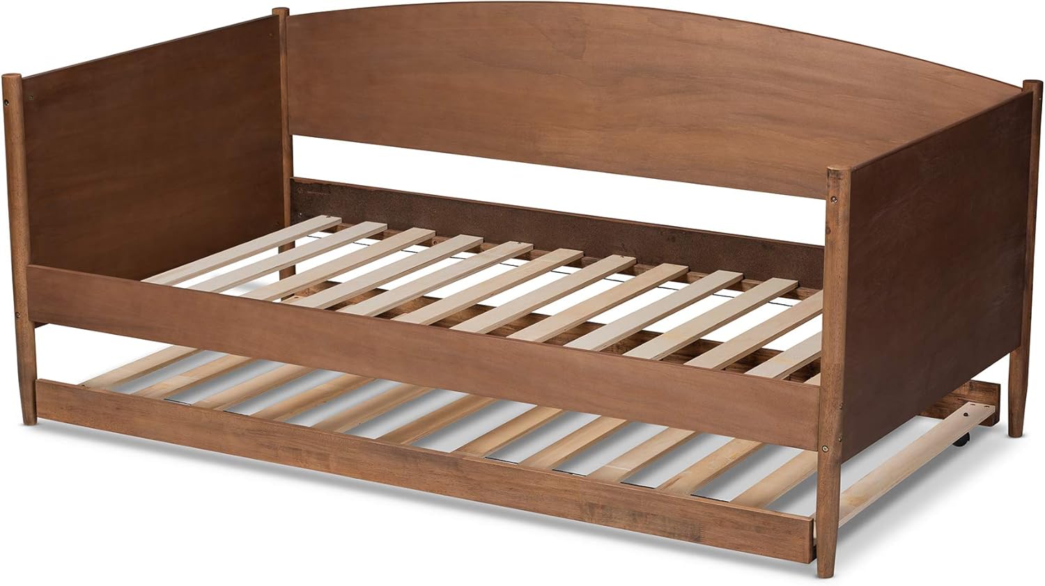 Baxton Studio Trundle, Single, Ash walnut