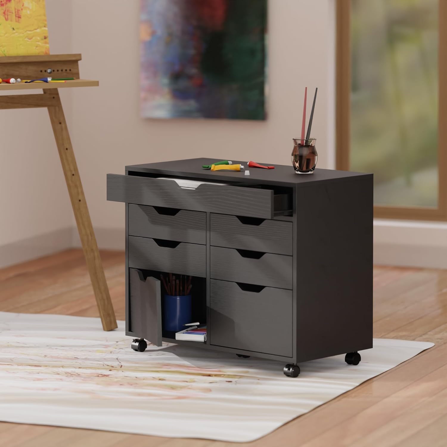Winsome Wood Halifax Cabinet, Black