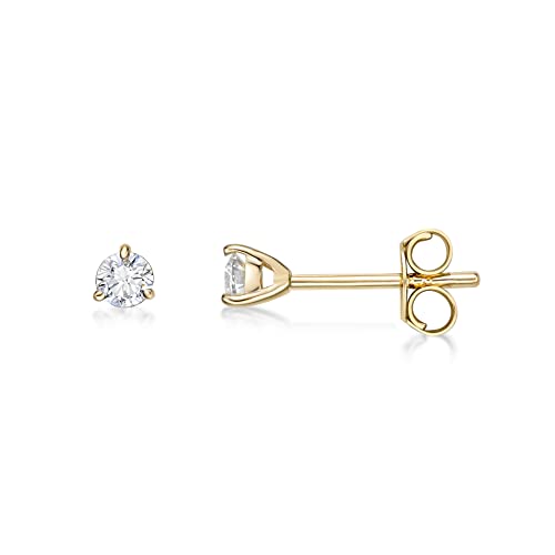 1/4 to 1 Carat Lab Grown Diamond Stud Earrings for Women in 14k White or Yellow Gold (G-H, VS2-SI1, cttw) Post With Friction Back by Lavari Jewelers
