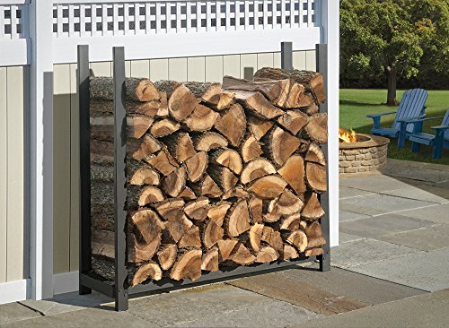 ShelterLogic 4' Firewood-Rack-in-A-Box All-Season Ultra Duty Steel Premium Firewood Rack Without Cover