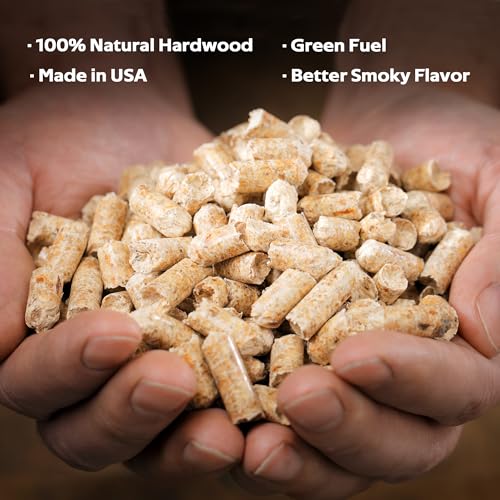 Z GRILLS Wood Pellets for Smoker Grill and BBQ, 100% All-Natural Hardwood Oak Pellet, 40lbs