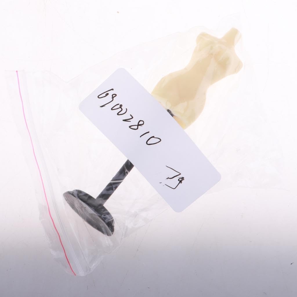 1:12 Scale Black Miniature Dollhouse Mannequin - Metal Display Stand for Doll Clothes - Elegant 1/12 Dollhouse Decorations Kit - for Dollhouse Furnishings and Hand Crafts