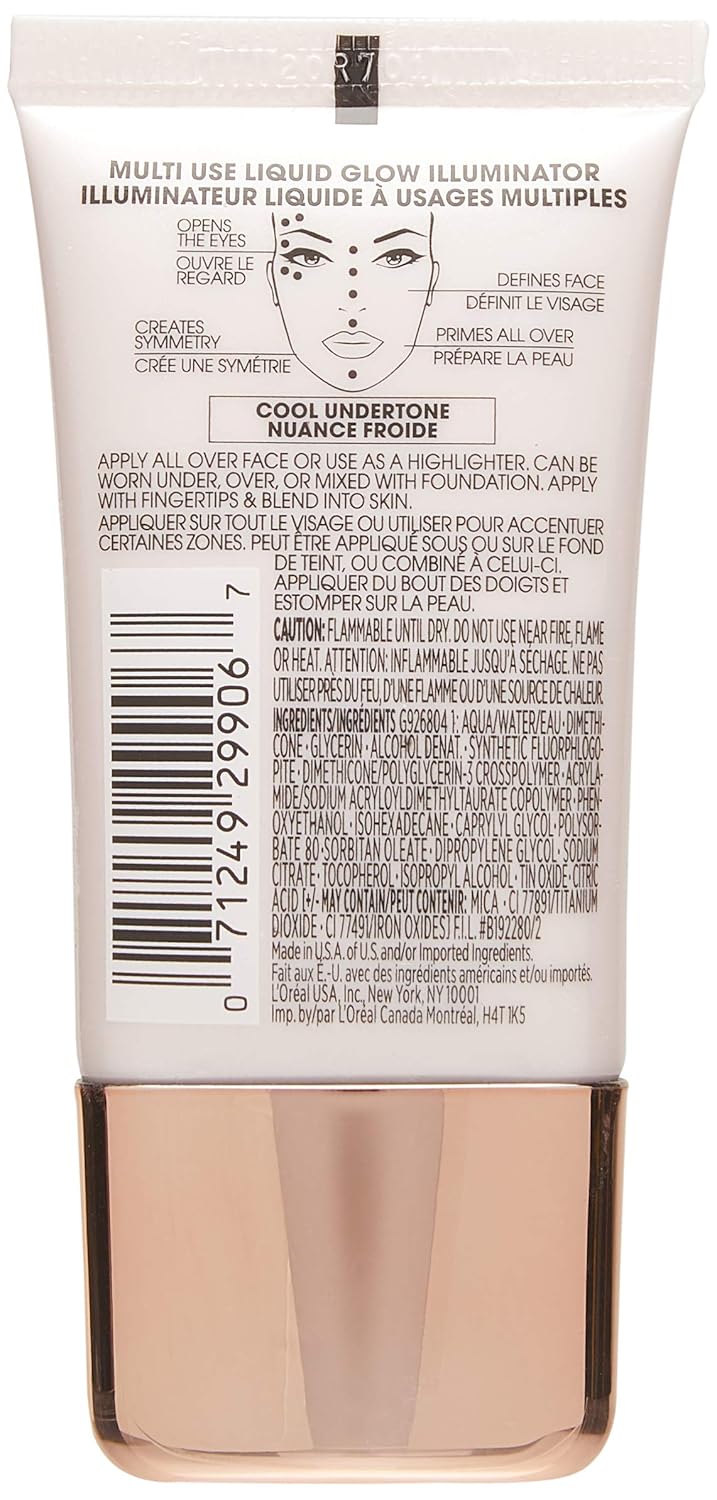 L’Oréal Paris True Match Liquid Glow Illuminator, Ice, 0.67 fl; oz.