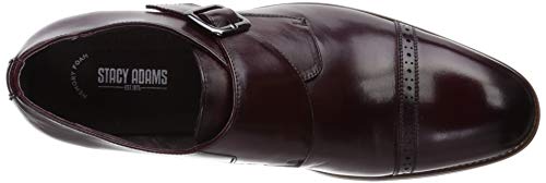 STACY ADAMS Men's Desmond Cap Toe Monk Strap Loafer