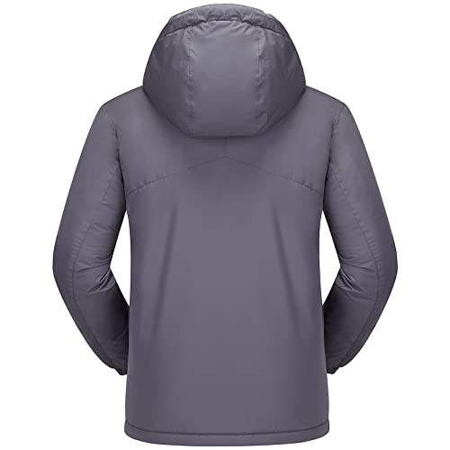 CAMEL CROWN Men's Waterproof Ski Jacket Warm Winter Snow Coat Mountain Windbreaker Hooded Raincoat Snowboarding Jacket