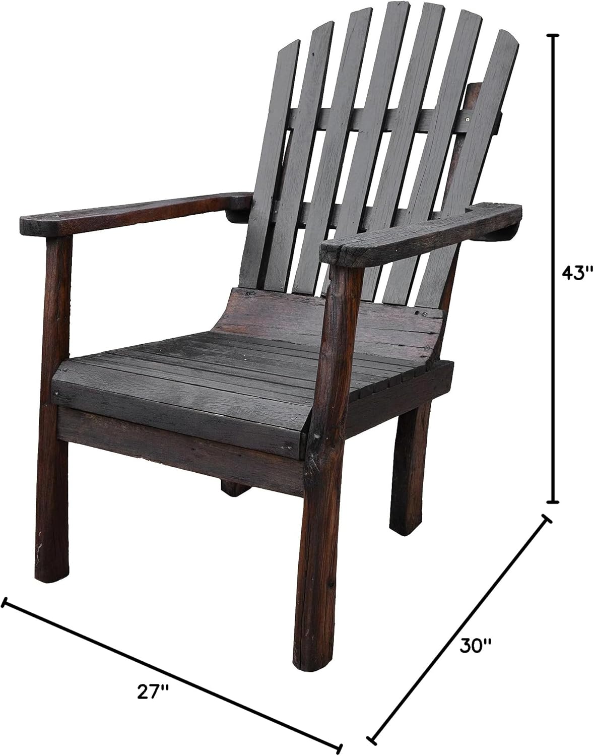 Reclaimed Teak Adirondack Chair